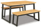 Town Wood Dining Table Set (3/CN) Smyrna Furniture Outlet