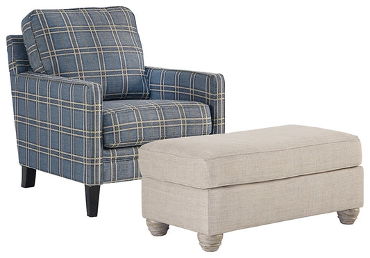 Traemore Chair and Ottoman Smyrna Furniture Outlet