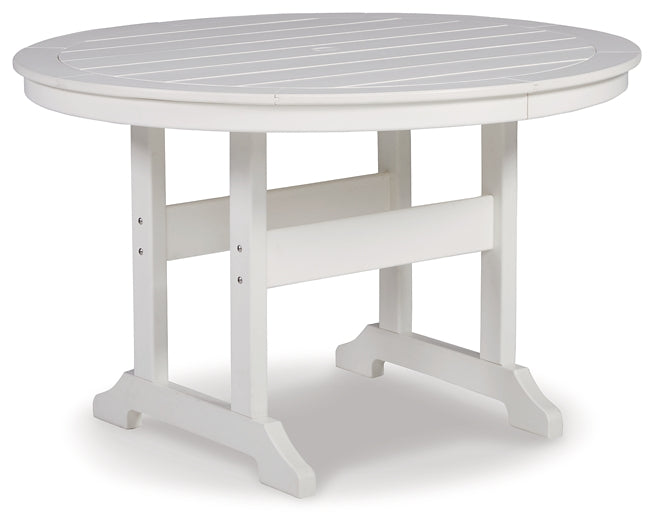 Transville Outdoor Dining Table and 4 Chairs Smyrna Furniture Outlet