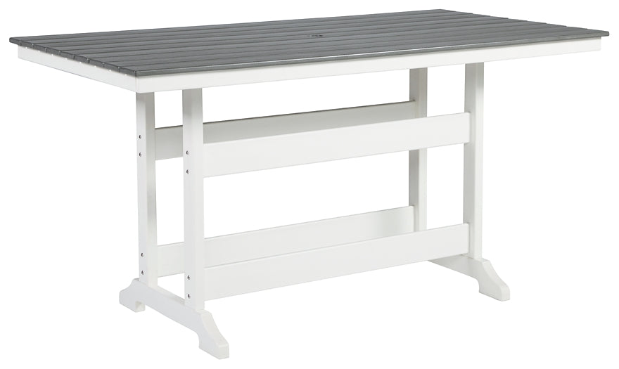 Transville RECT COUNTER TABLE W/UMB OPT Smyrna Furniture Outlet