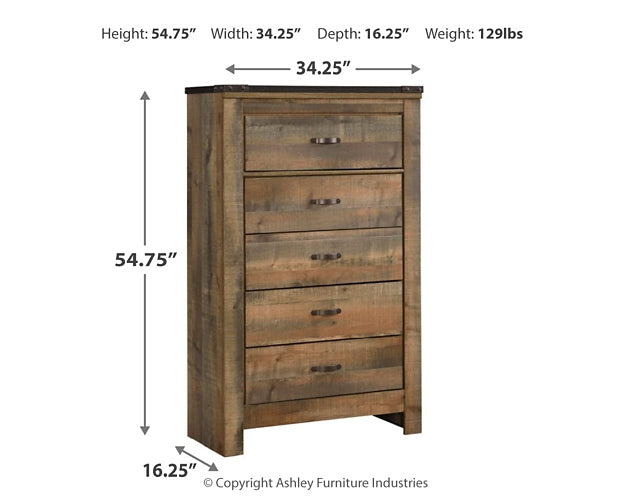 Trinell Five Drawer Chest Smyrna Furniture Outlet