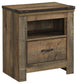 Trinell One Drawer Night Stand Smyrna Furniture Outlet