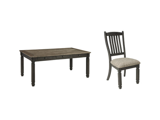 Tyler Creek Dining Table and 6 Chairs Smyrna Furniture Outlet