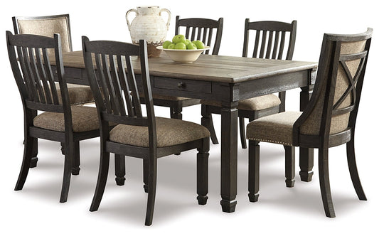 Tyler Creek Dining Table and 6 Chairs Smyrna Furniture Outlet