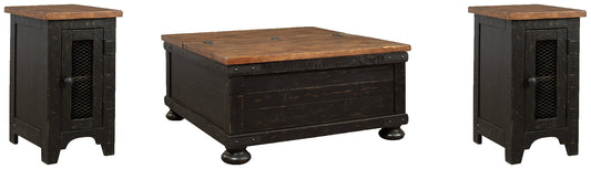 Valebeck Coffee Table with 2 End Tables Smyrna Furniture Outlet