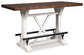 Valebeck Counter Height Dining Table and 4 Barstools Smyrna Furniture Outlet