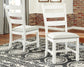 Valebeck Dining Table and 6 Chairs Smyrna Furniture Outlet
