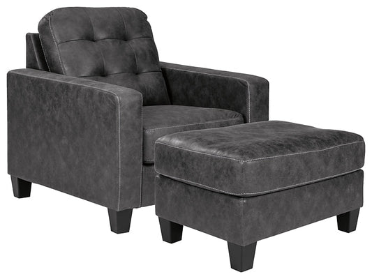 Venaldi Chair and Ottoman Smyrna Furniture Outlet