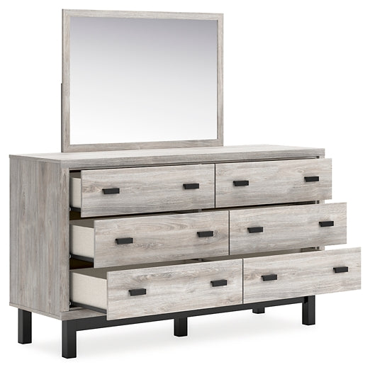Vessalli Dresser and Mirror Smyrna Furniture Outlet
