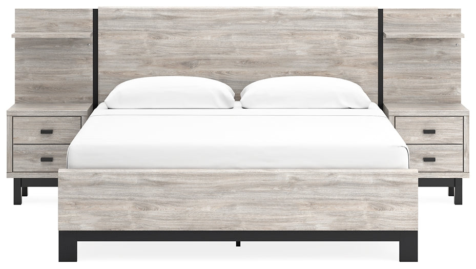 Vessalli Queen Panel Bed with Extensions Smyrna Furniture Outlet