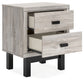 Vessalli Two Drawer Night Stand Smyrna Furniture Outlet