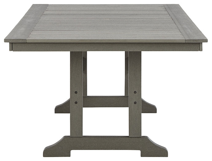 Visola RECT Dining Table w/UMB OPT Smyrna Furniture Outlet