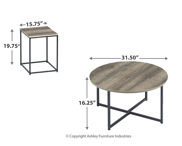 Wadeworth Occasional Table Set (3/CN) Smyrna Furniture Outlet