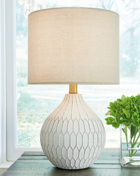Wardmont Ceramic Table Lamp (1/CN) Smyrna Furniture Outlet