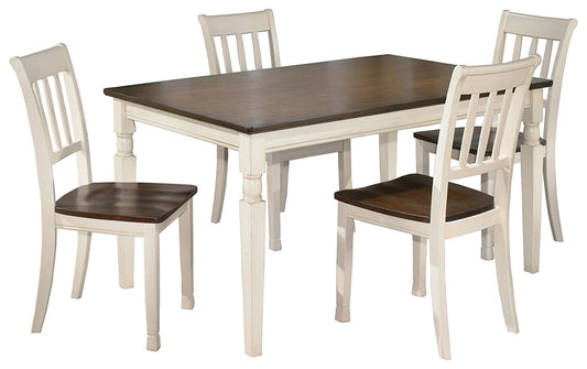 Whitesburg Dining Table and 4 Chairs Smyrna Furniture Outlet