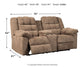 Workhorse DBL Rec Loveseat w/Console Smyrna Furniture Outlet