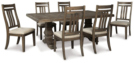 Wyndahl Dining Table and 6 Chairs Smyrna Furniture Outlet