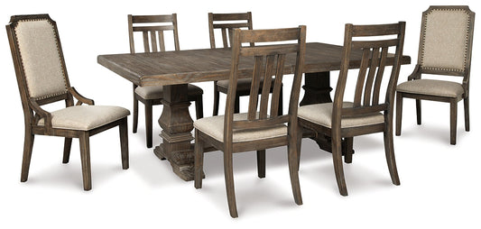 Wyndahl Dining Table and 6 Chairs Smyrna Furniture Outlet