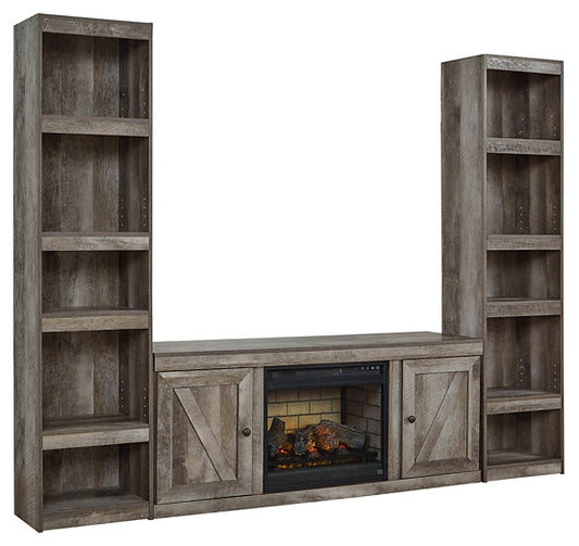 Wynnlow 3-Piece Entertainment Center with Electric Fireplace Smyrna Furniture Outlet