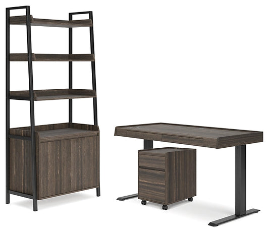 Zendex Home Office Desk and Storage Smyrna Furniture Outlet