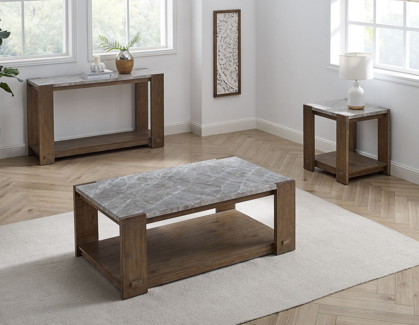 Libby, End Table, Sintered Stone