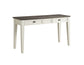 Cayla, Sofa Table, Dark Oak/White