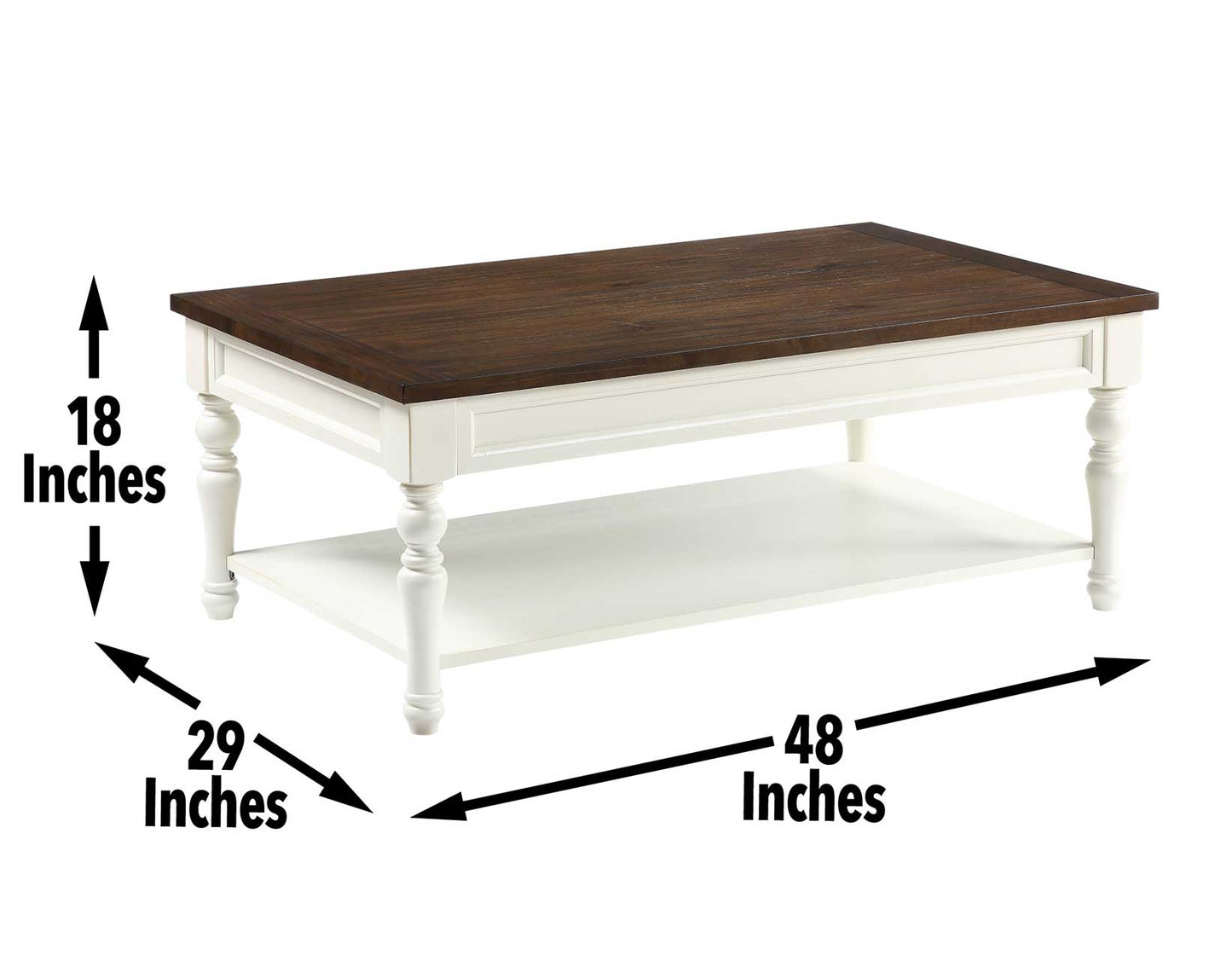 Joanna, Cocktail Table, Castered