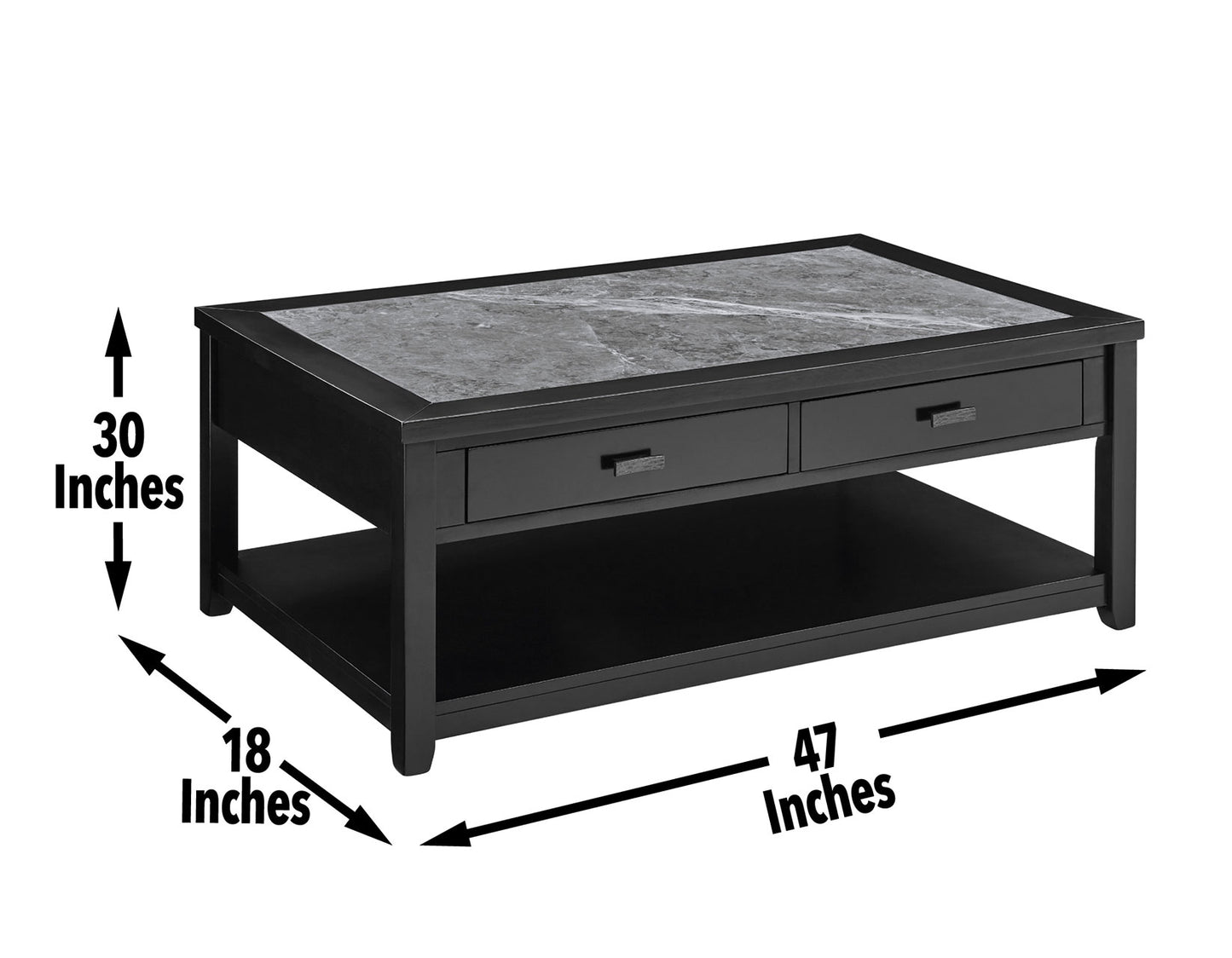 Garvine, Cocktail Table, Sintered Stone, Castered