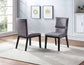 Amalie Side Chair, Grey Velvet
