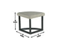 Yukon
Coffee Table & 4 Stools