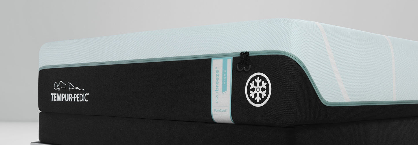 2023 TEMPUR-PRObreeze° Medium Hybrid Closeout Mattress - Split King