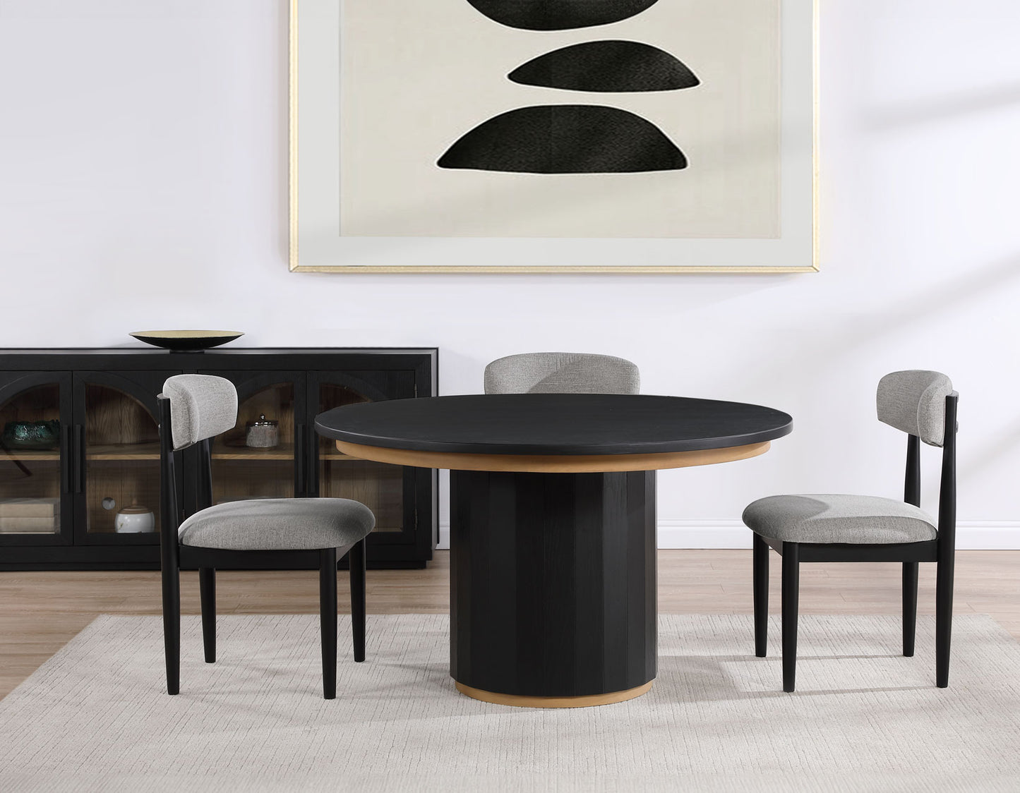 Magnolia Cathedral Doored Server, Black