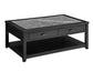 Garvine, Cocktail Table, Sintered Stone, Castered