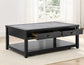 Garvine, Cocktail Table, Sintered Stone, Castered