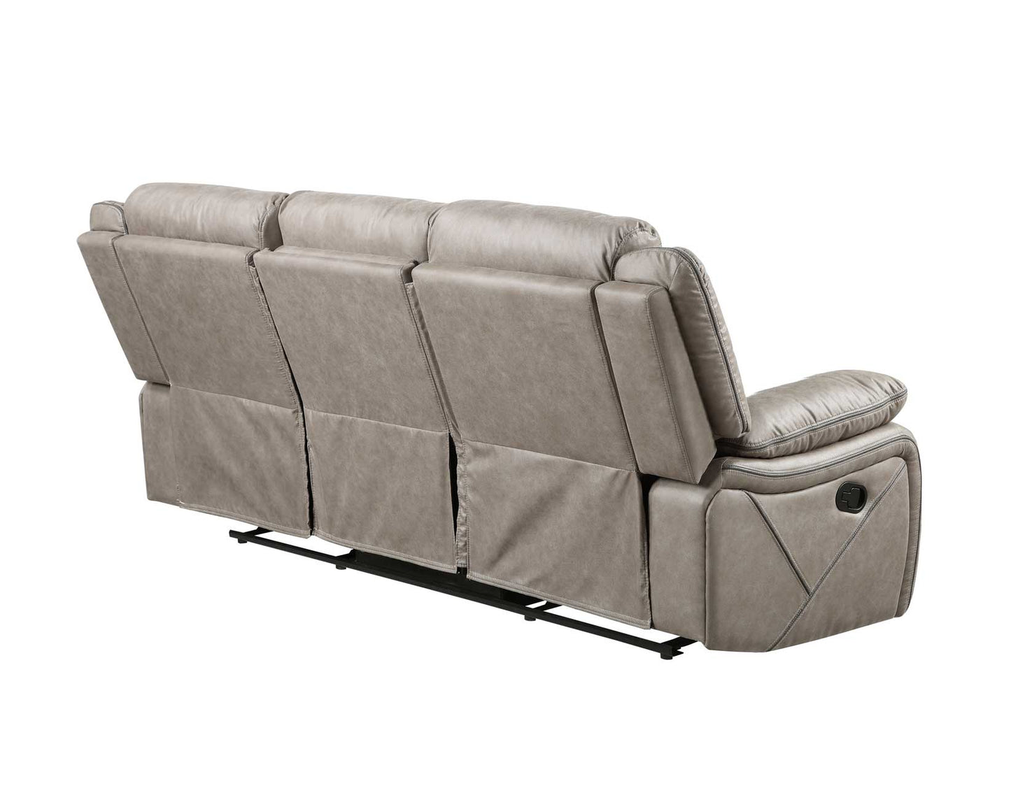 Tyson Sofa, Manual Reclining, Drop-Down Console and Power Strip, Glider