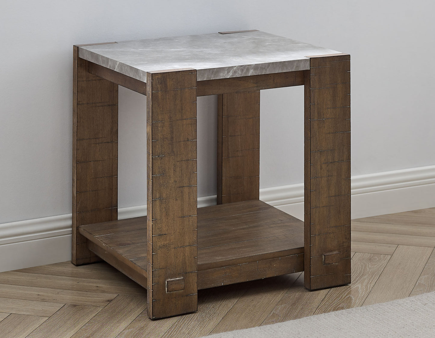 Libby, End Table, Sintered Stone
