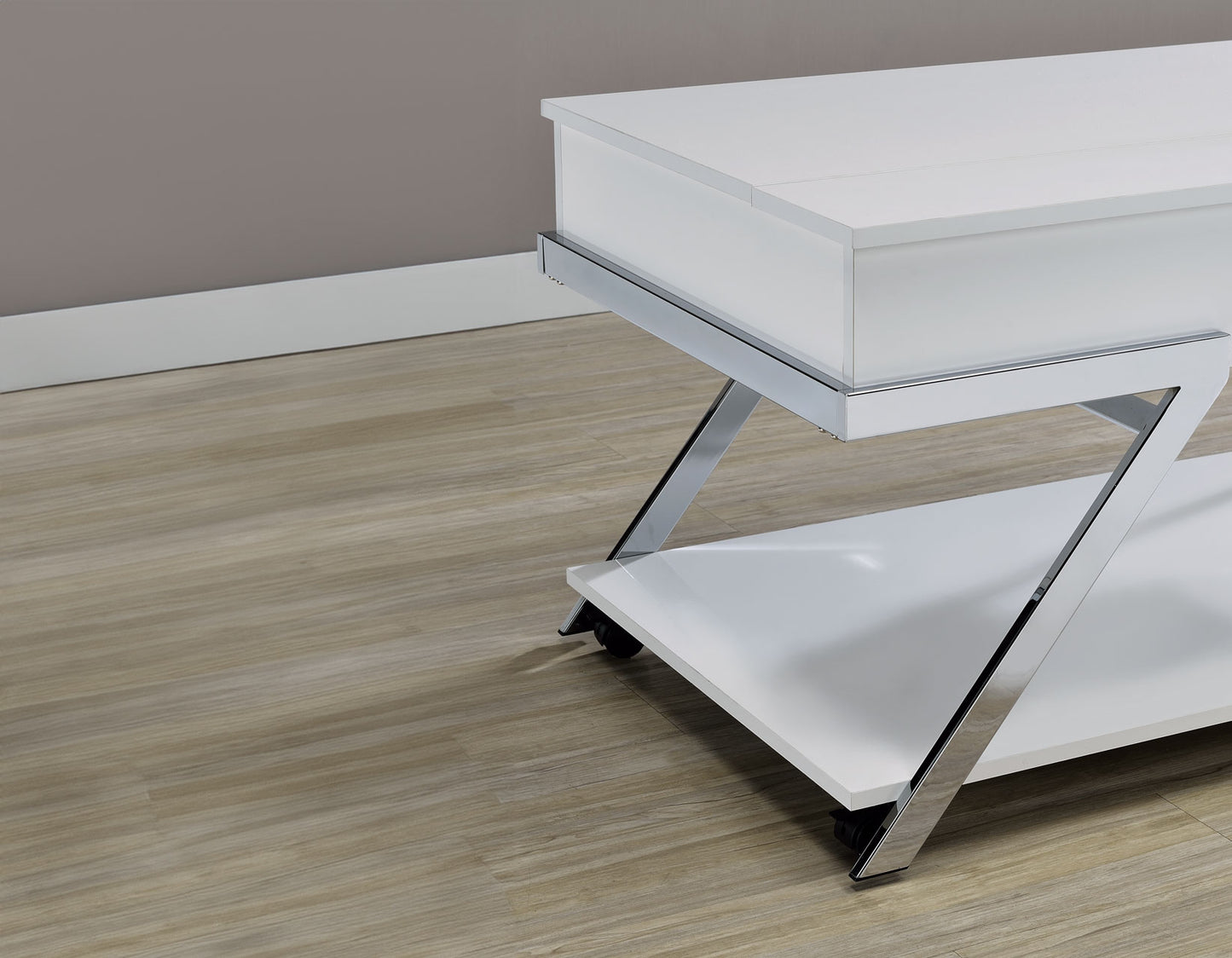 Zena, Lift-Top Cocktail Table, Castered