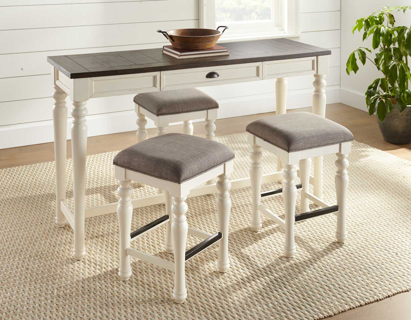 Joanna
4-Piece Sofa Bar Set, Sofa Bar & 3 Counter Stools