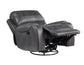 Keily Recliner, Manual Swivel, Glider, Grey