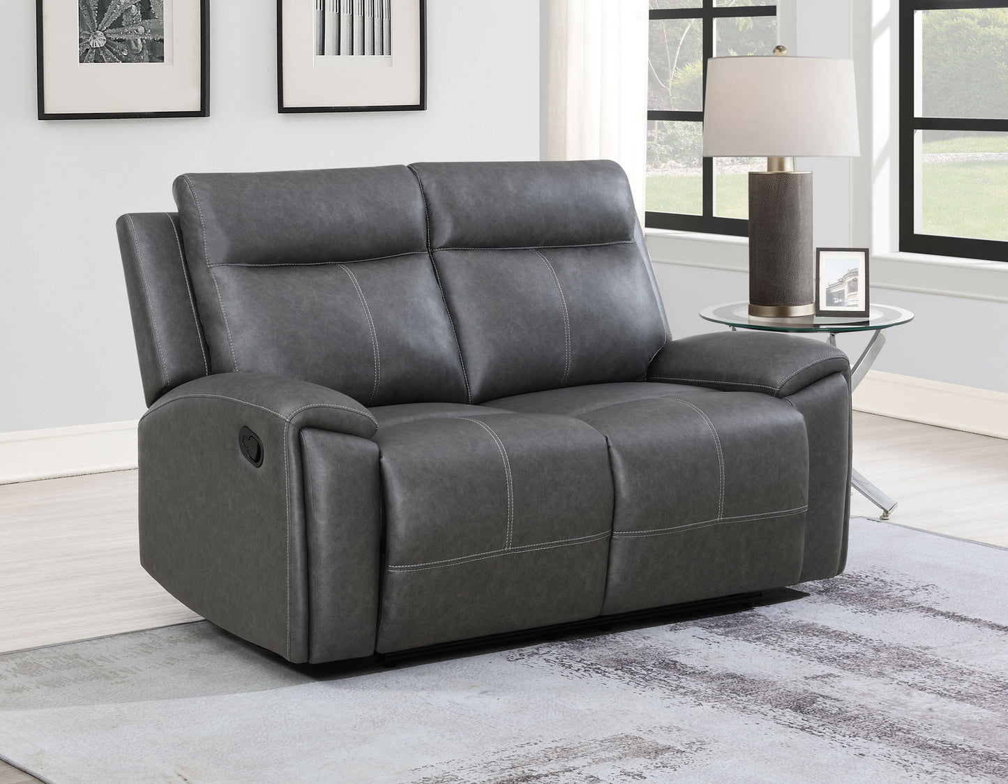 Gaston Loveseat, Manual Reclining
