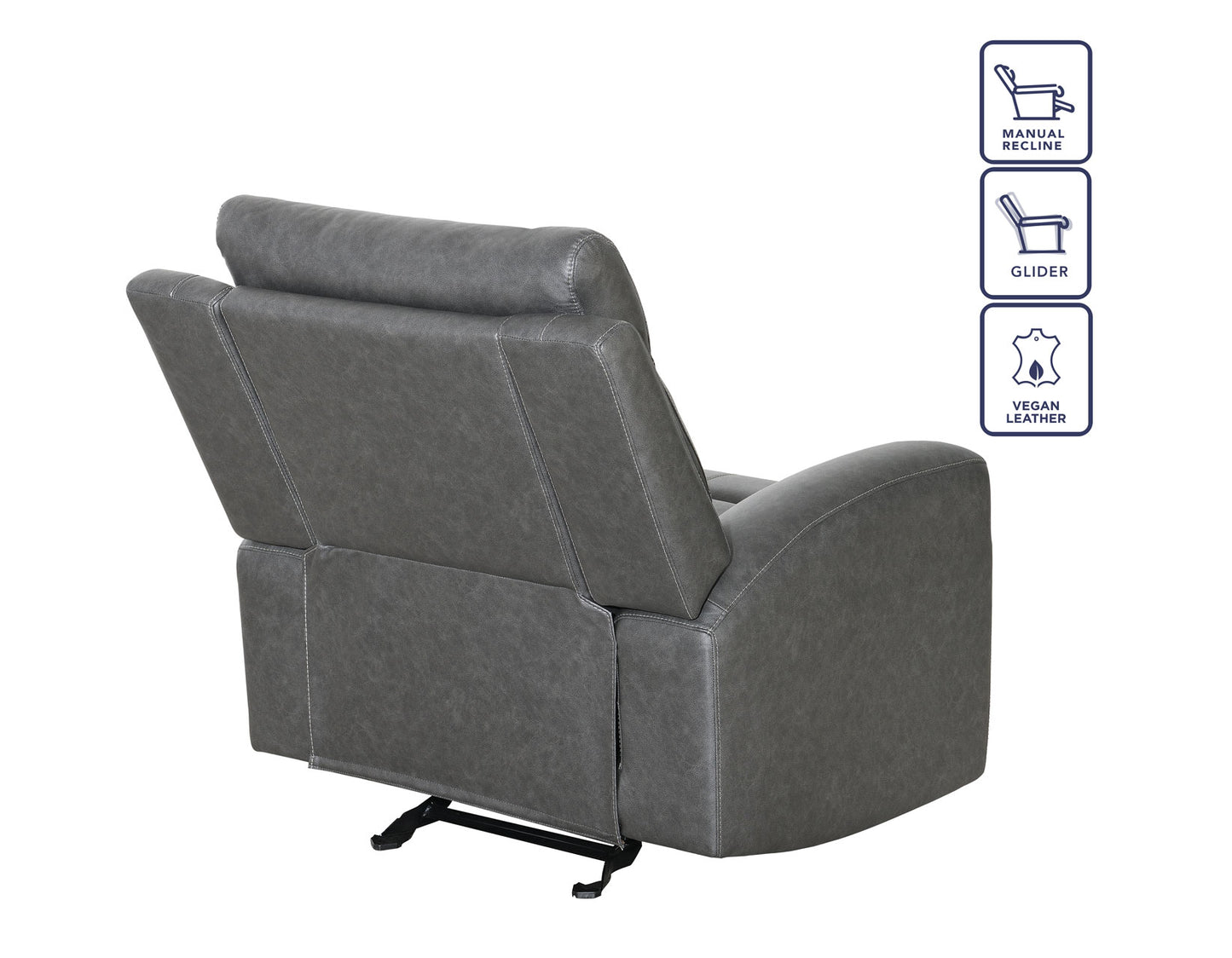 Gaston Recliner, Manual, Glider
