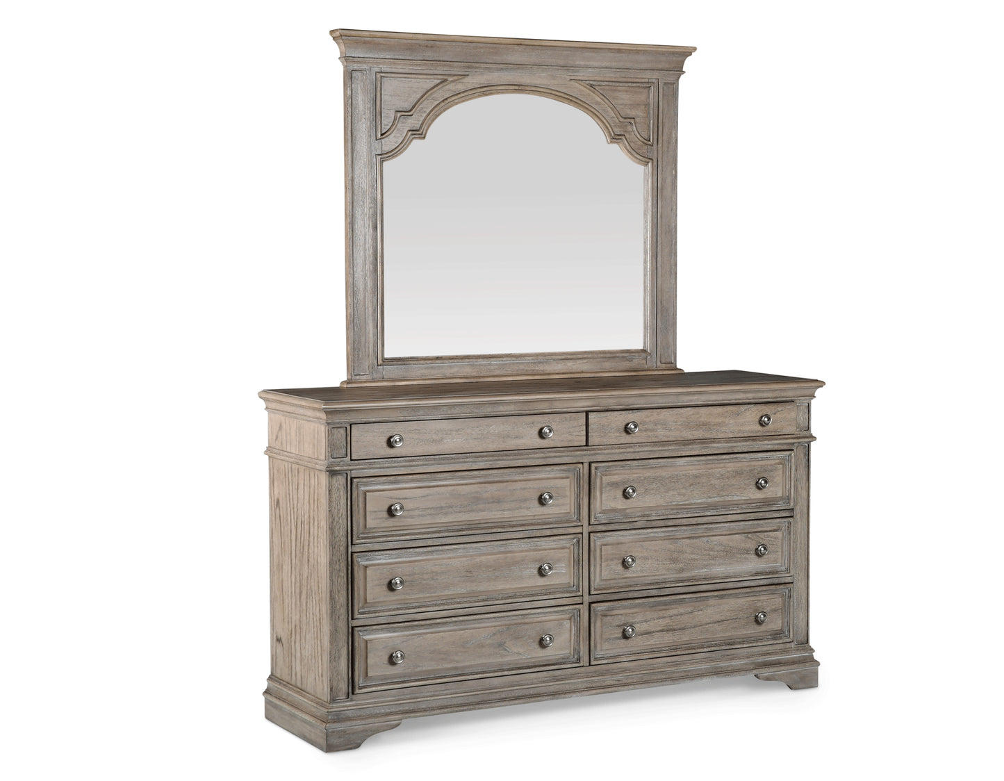 Highland Park King Bedroom Set, Waxed Driftwood