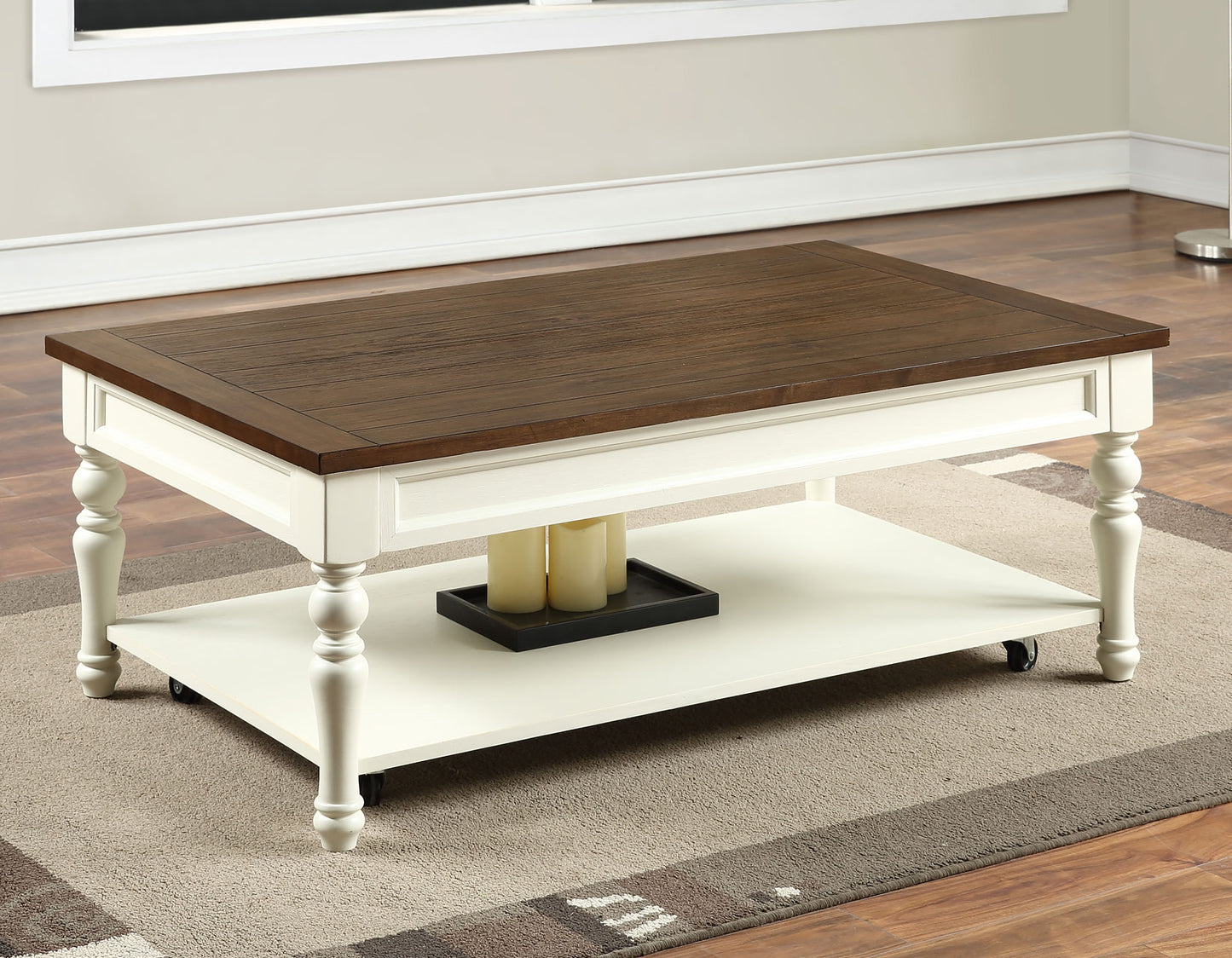Joanna, Cocktail Table, Castered