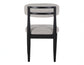 Magnolia Upholstered Side Chair, Black
