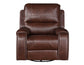 Keily Recliner, Manual Swivel, Glider, Brown