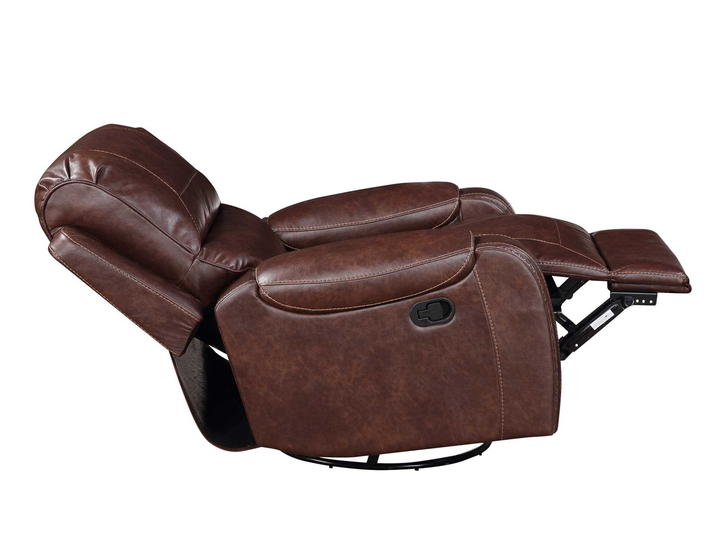 Keily Recliner, Manual Swivel, Glider, Brown