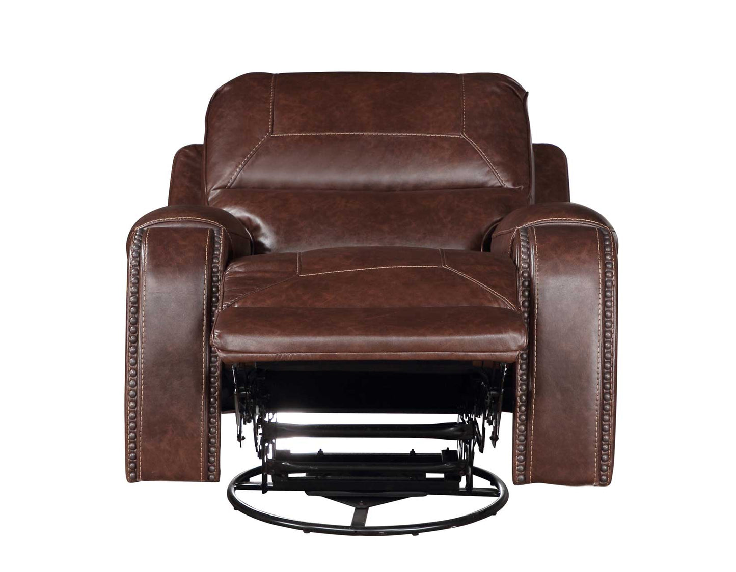 Keily Recliner, Manual Swivel, Glider, Brown