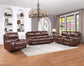 Keily Recliner, Manual Swivel, Glider, Brown