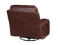 Keily Recliner, Manual Swivel, Glider, Brown