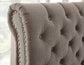 Swanson King Bed, Gray